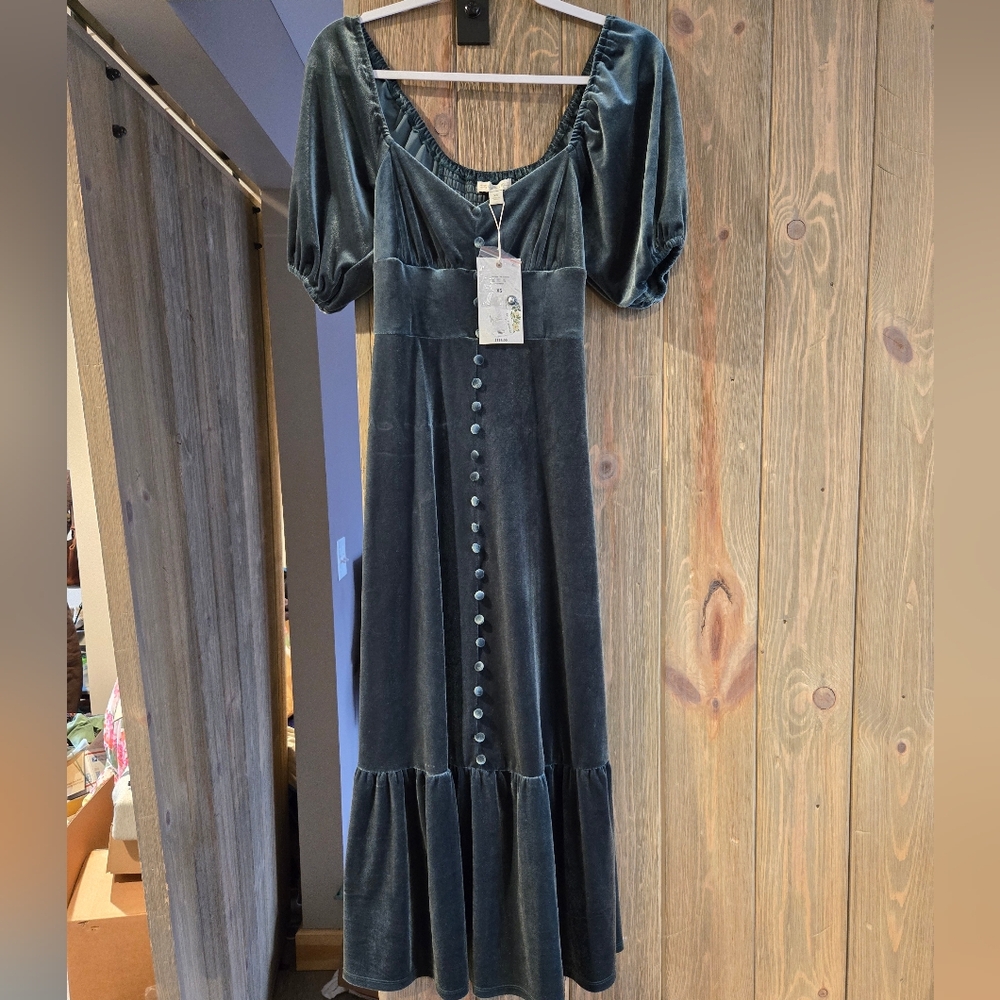 Chelsea Velvet Maxi Dress - Picture 2 of 4